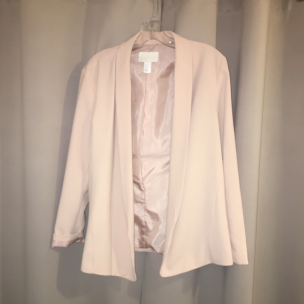 CREAM/LIGHT PINK BLAZER